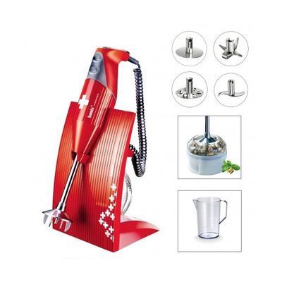 BAMIX SWISS LINE M200 RODE DOOS - STANDAARD + SLIJPER