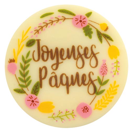 050144 PCB RONDS CB RONDE DE PÂQUES Ø 4 CM 60PCES***S/CD***