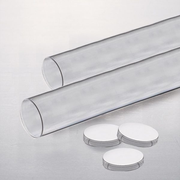 009790 PCB TUBES MOLINES 58 CM Ø 3,5 CM ET 20 COUVERCLES 10PCES ***S/CD***