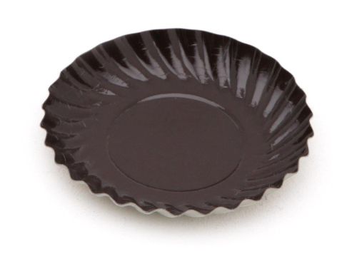 ROUND BROWN PAPER PLATE Ø 88 MM 100 PCES FOST PLUS INCLUDED