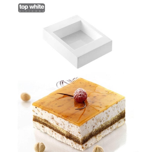 SILIKOMART SQUARE SILICONE TORTAFLEX MOLD 100X100 HT50MM VOLUME 495ML