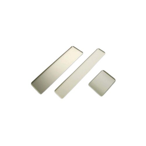 GOUDEN ALUMINIUM SCHAAL 23X17CM RECHTE RANDEN