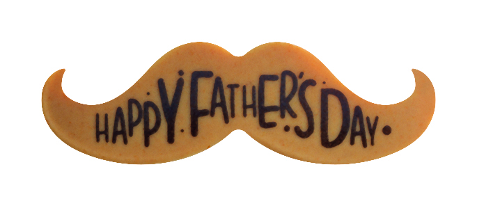 088078 PCB MOUSTACHES CBC HAPPY FATHER'S DAY 4,8X1,5CM  150PCS ***S/CDE***