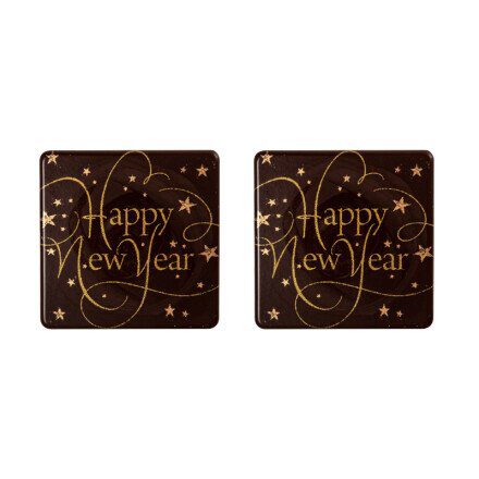 2014628 PLAQUETTE HAPPY NEW YEAR 120PCES