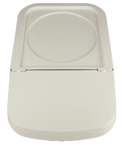  40L WHITE INGREDIENTS CONTAINER LID 43 X 73 CM