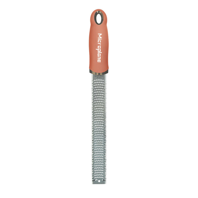 MICROPLANE GRATER PREMIUM ZESTOR STAINLESS STEEL/ORANGE