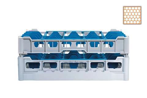 FRIES LV GLASS RACK 30 COMPLETE MAX 81XH155MM