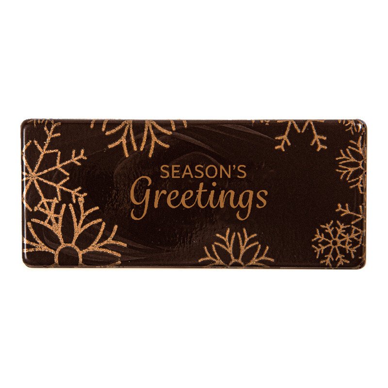  2015859 SEASON S GREETINGS PLATE 8X3.5CM 60PCS ***S/CDE***