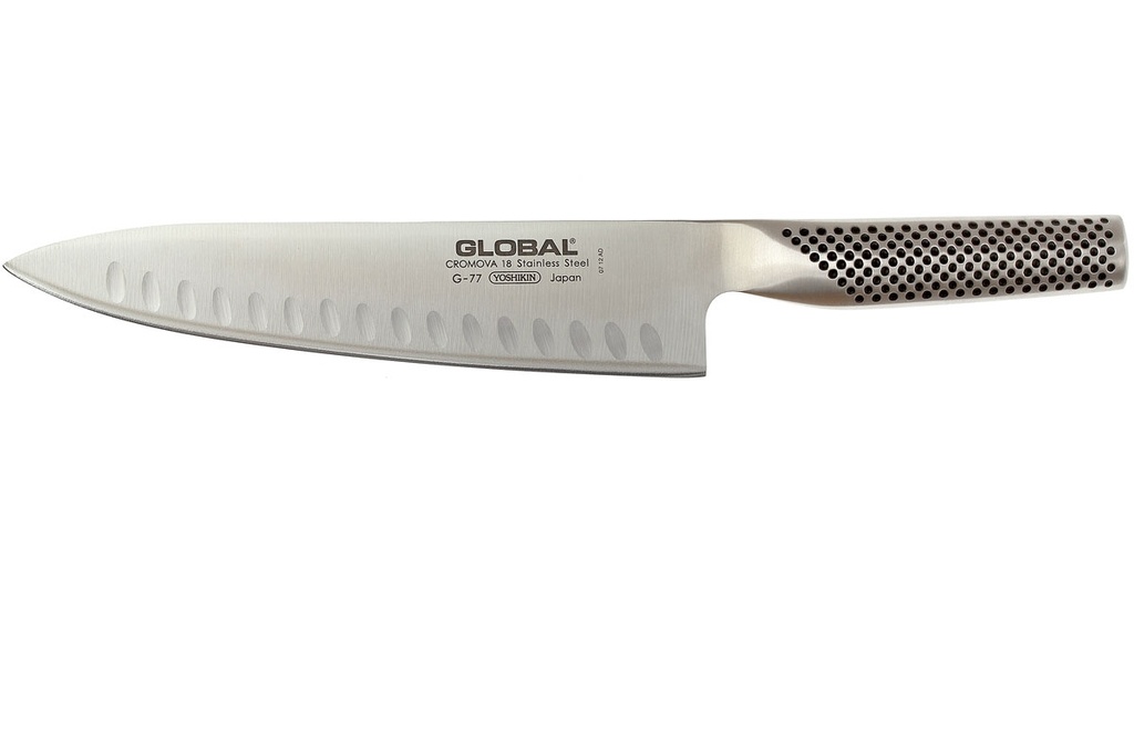 GLOBAL G77 KITCHEN KNIFE WITH 20CM HOLE