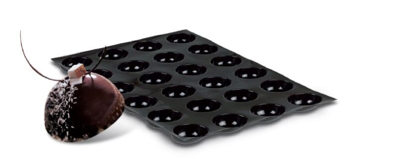 *FF* FP-01593 FLEXIPAN® ORIGINE DEMI SPHERE 60X40CM 24EMP Ø8CM H4CM VOL 125ML