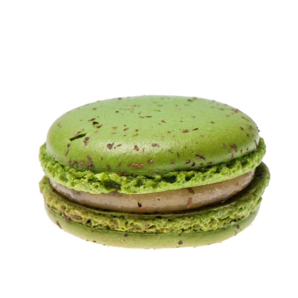 ❄️M&A ZOETE MACARONS LIME MINT HART FRAMBOOS Ø 4,5CM 70X20GR