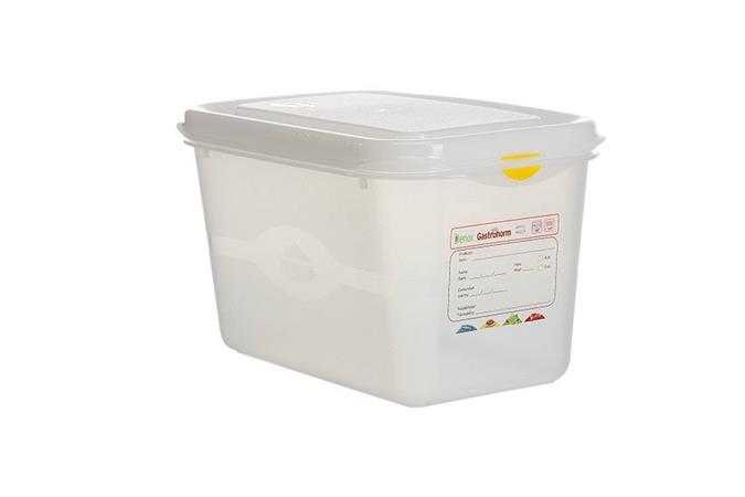 GASTRONOX BOX 1/4-150MM 4.3L LID AND CLIPS