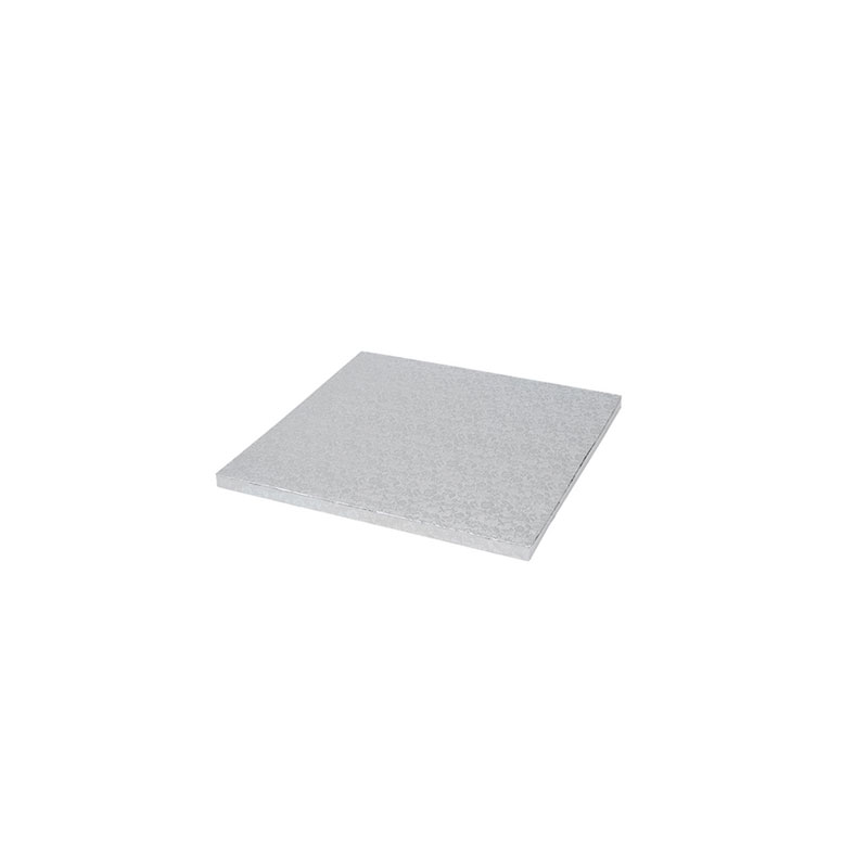 1030352 VIERKANTE PLAAT 25X25CM ZILVER