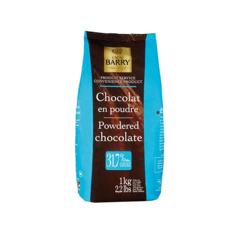 BARRY CHP-20BQ-760 CACAOPOEDER  KARTON VAN 6 ZAKKEN X 1KG = ZAK