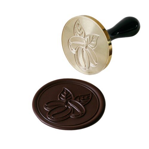 MOCHA CHOCOLATE STAMP Ø 6CM