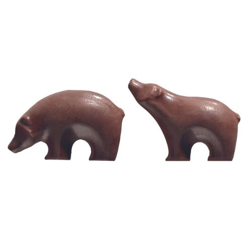 087139 PCB LITTLE BEARS CN ON THE ICE FLOE 2 DESIGNS 4X2.95 - 4X2.4 CM 66PCS ***S/CDE***