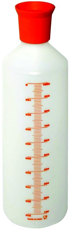 1L MEASURED PUNCH BOTTLE WITH POLYETHYLENE CAP
