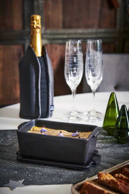 PEUGEOT CERAMIC FOIE GRAS TERRINE WITH SLATE PRESS