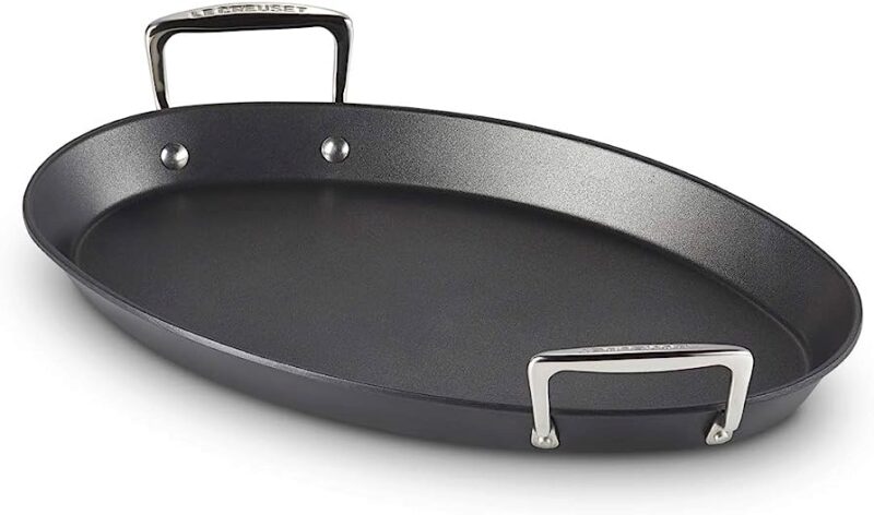 LE CREUSET LES FORGEES NON-STICK FISH PAN 25X40CM