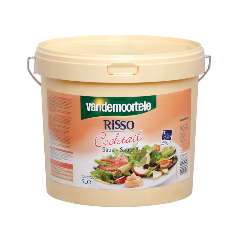 VANDEMOORTELE SAUCE COCKTAIL RISSO SEAU 5L