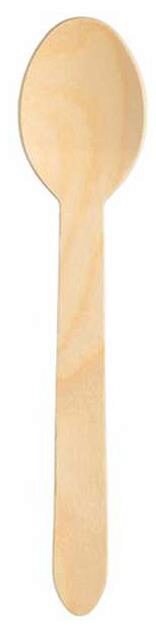 HOUTEN LEPEL 16 CM PAK VAN 100 STUKS
