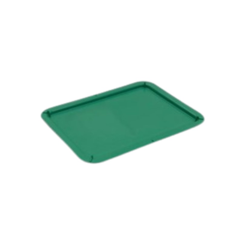 GREEN RECTANGULAR LID FOR 20L BIO BIN 520 x 410MM