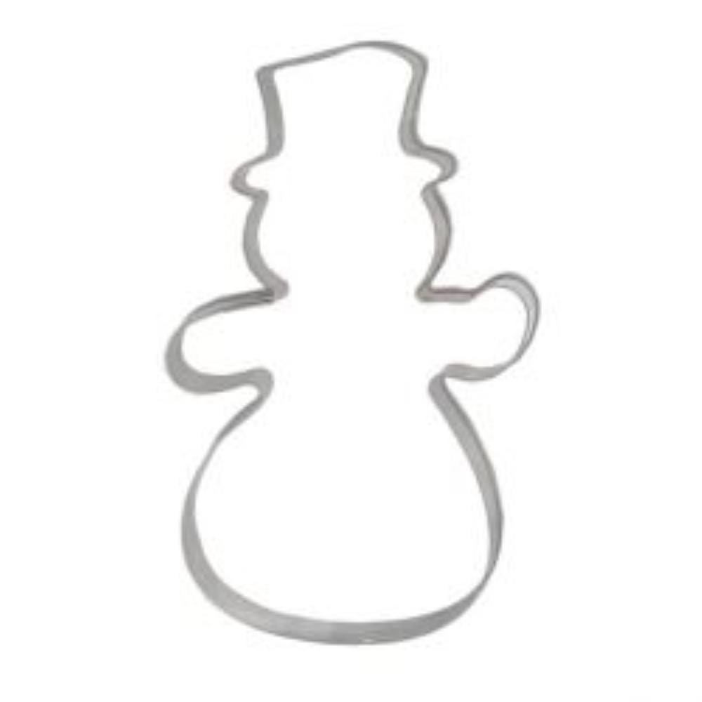 SNOWMAN COOKIE CUTTER TINPLATE 59X80MM
