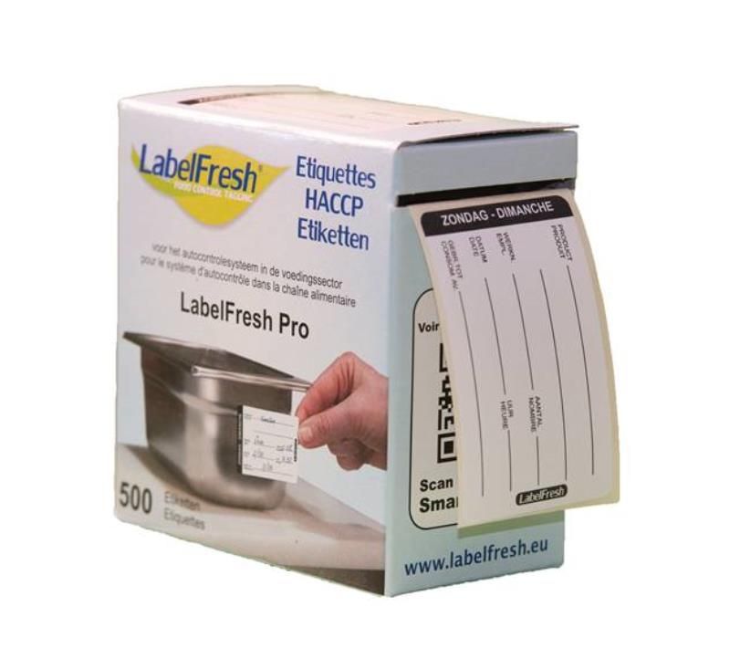 LABELFRESH *PRO* 500 LABELS 70X45MM "SUNDAY"