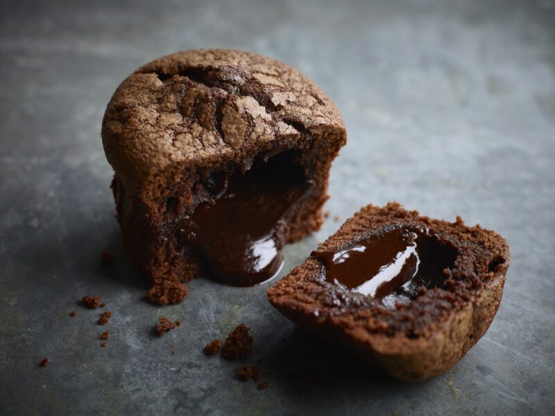 DESSERT PF0472 SOFT CHOCOLATE 100% BUTTER CHOCOLATE LAVA CAKE 24X100GR