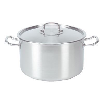 PUJADAS STAINLESS STEEL MEDIUM-LOW STOCK POT 40XH25CM-31L W/LID