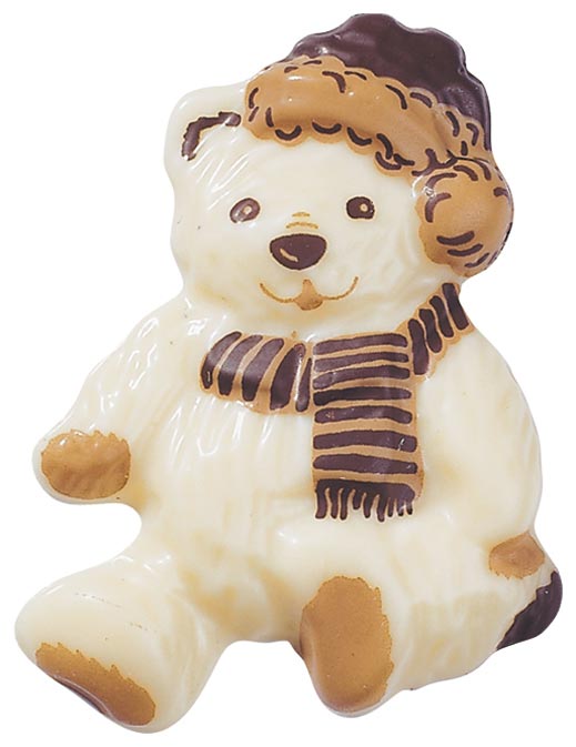 045717 PCB TEDDYBEER CB WIT 5,53X4,12 CM 90STUKS ***S/CD***
