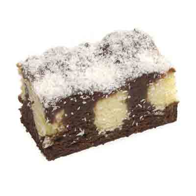 B639C21 CHOCOLADE-KOKOSTAART 37X24CM 3 X 2500GR =DOOS
