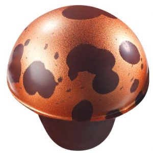 060492 PCB CHAMPIGNONS CN BRONZE Ø 3 CM 88PCES ***S/CD***