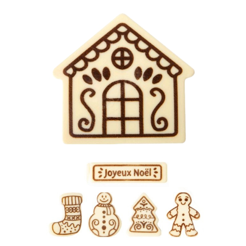 39002 HOMEMADE LOG KIT GINGERBREAD CHOCOLATE FR