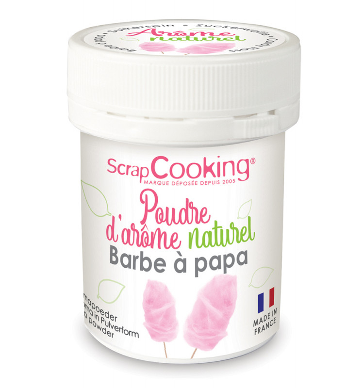 SCRAPCOOKING AROME NATUREL EN POUDRE BARBE A PAPA 15GR
