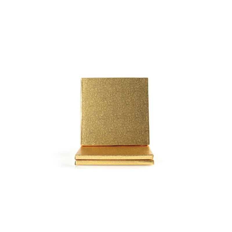 1030429 COMPOSANT OR GÂTEAU CARRÉ 20 CM 1PCS ***S/CDE***