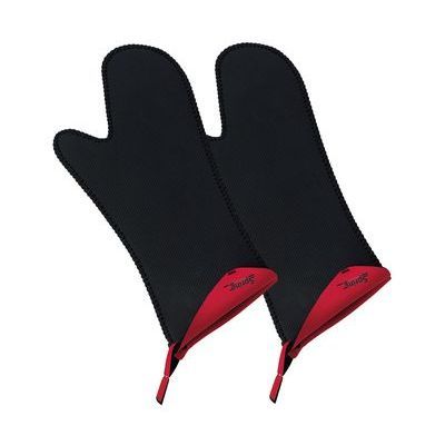 LENTESET 2 LANGE HANDSCHOENEN ZWART/ROOD -40°+250°C