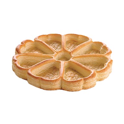 PIDY TAART JOCKEY 8 VAKKEN Ø25.5CM H2.3CM 12 STUKKEN