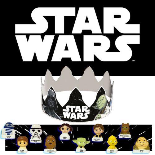 SANTONS 100PCS "STAR WARS POP ART"+COURONNES  ***NEW 2025***