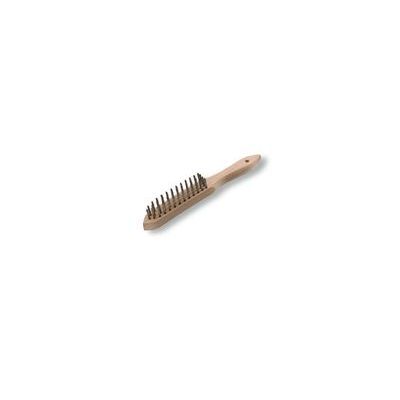 BROSSE GRILL METAL MANCHE BOIS L28X3.5CM