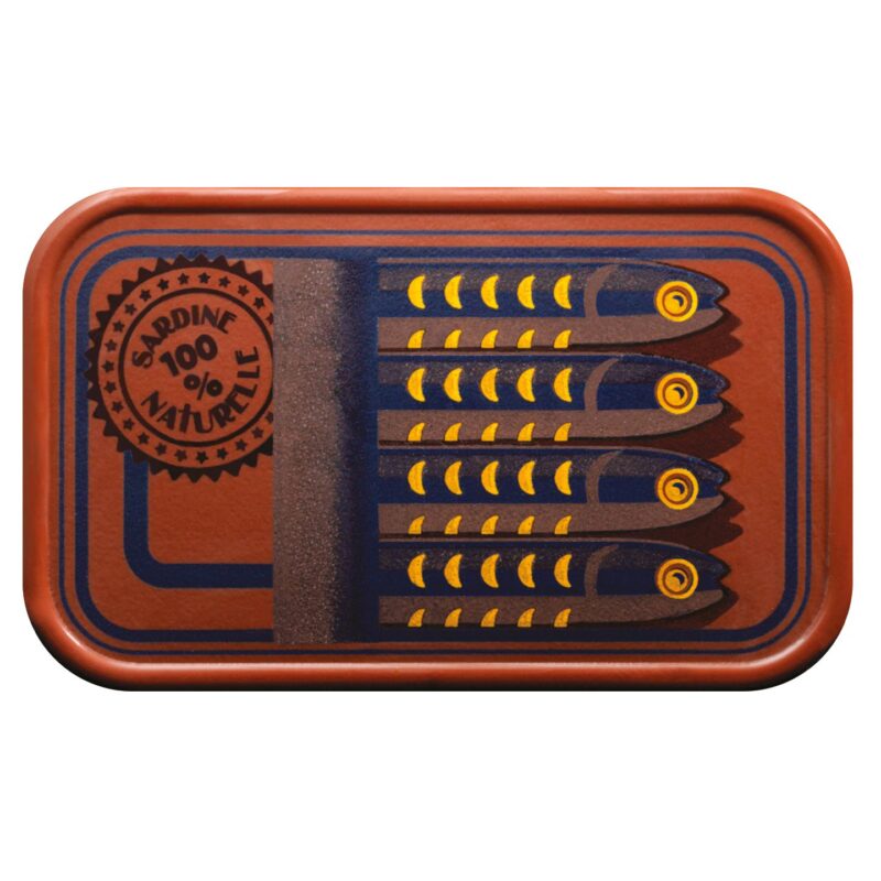 061115 PCB BLISTERS COUV BTES SARDINE 100% NATURELPR 16 PCES 11,5X7 CM 4PCES ***S/CD***