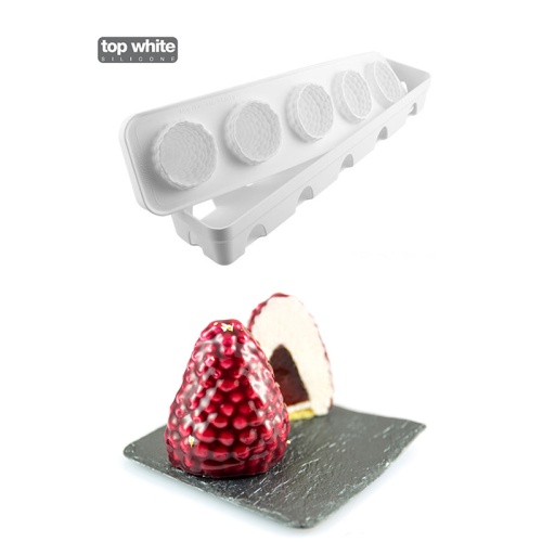 SILIKOMART MORA LAMPONE RASPBERRY MOLD DIAM 67 H 67MM + SUPPORT
