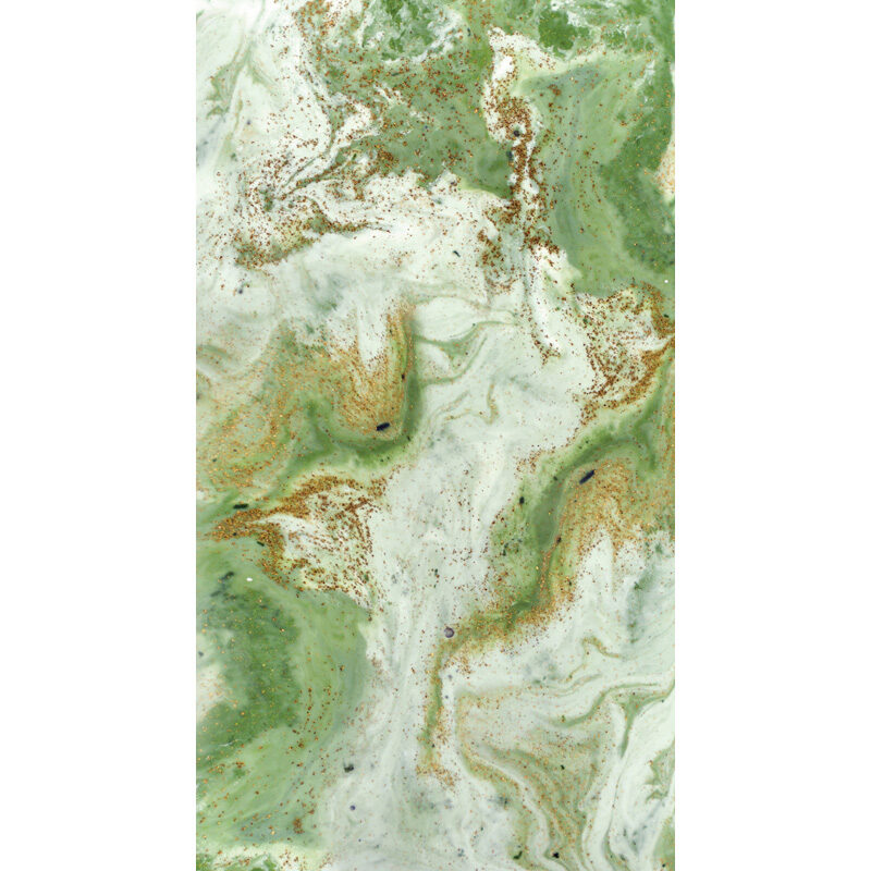 2075059 CHOCOLADEGROEN MARMEREN BORD OM TE BREKEN 30X12CM 8 STUKS ***S/CD***