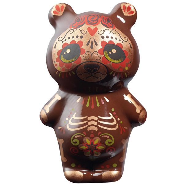 074194 PCB HALLOWEEN TEDDYBEER MALLEN THERMOFORM 82X134MM +- 100G 20 STUKS