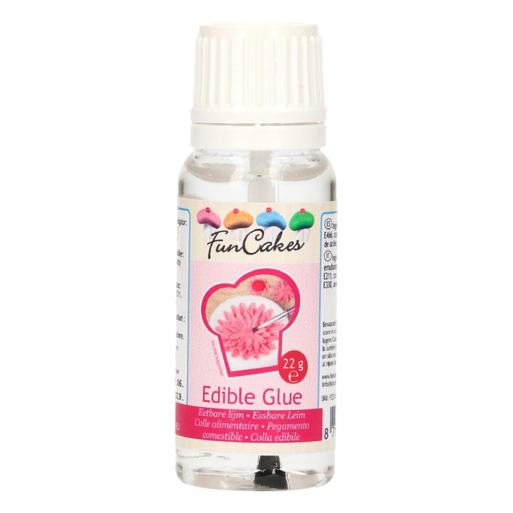 FUNCAKES FOOD GLUE WITH BRUSH 22GR