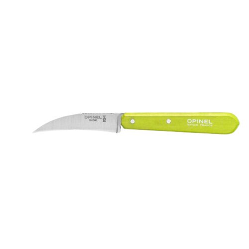 OPINEL COUTEAU A LEGUMES N°114 INOX/BOIS VERT POMME