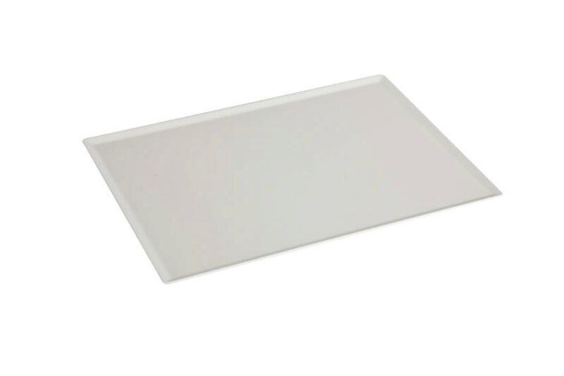 PLATEAU PLEXI BLANC "SMOKE" 30X20CM H5MM