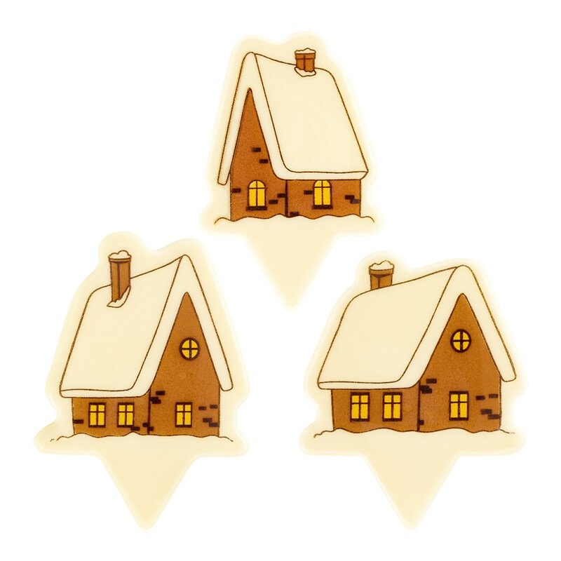 2015439 MAISONS SUR PIQUE 6,1CM 60PCS ***S/CDE***