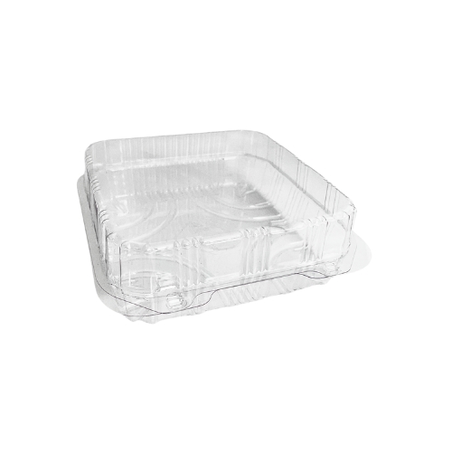 BOÎTE PATISSIERE PATIPACK CARRÉE 16,5X16,5X6,5CM COUVERCLE À CHARNIÈRE VENTILÉE 320PCS*SCDE*