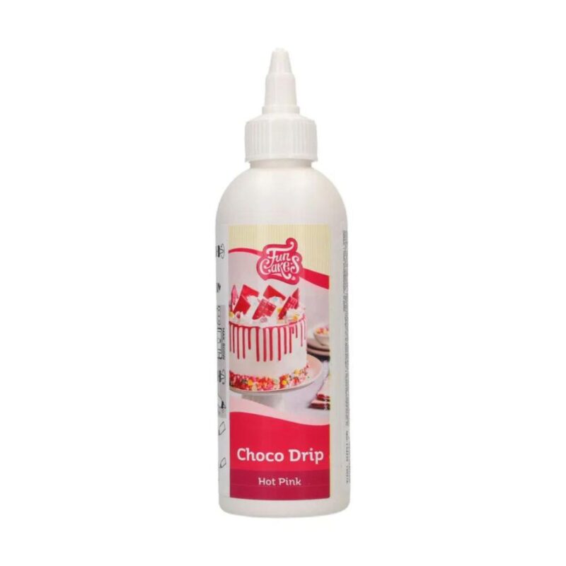 FUNCAKES FUSCHIA CHOCOLATE GLAZE180GR
